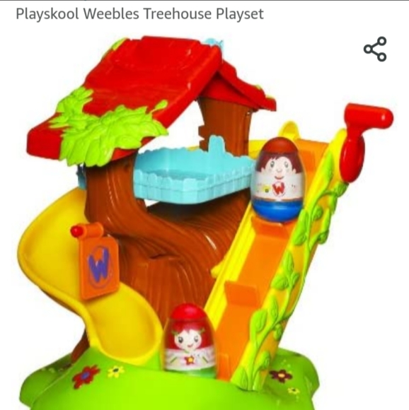 Vintage weebles treehouse playset 5 weebles Topzy tumblers - Picture 4 of 8